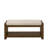 Charming Transitional Accent Bench with Storage and Removable Cushion-1283747033