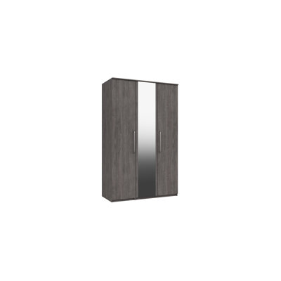 Bushnell 3 Door Manufactured Wood Wardrobe
