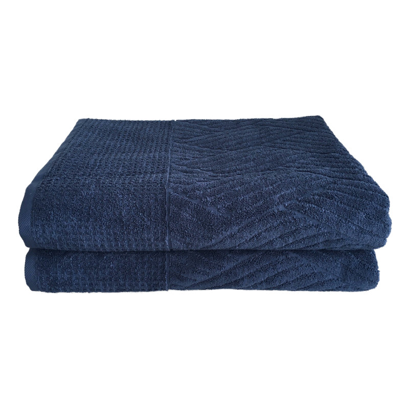 Charlbury Turkish Cotton Bath Sheet Towel Set, Denim