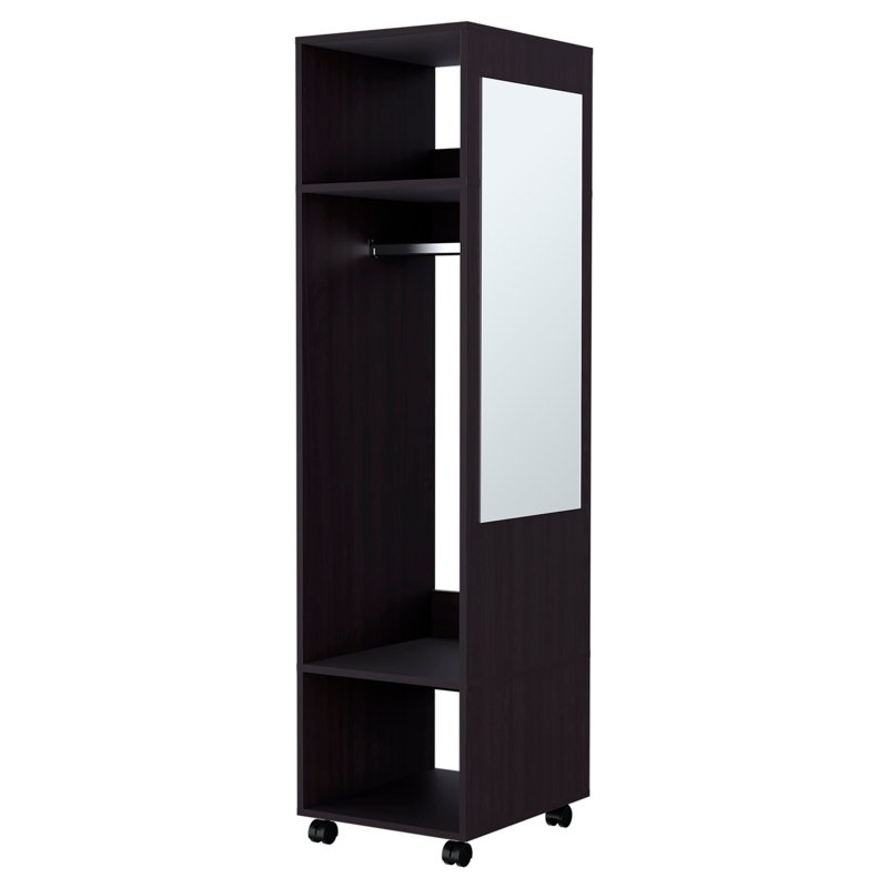 Shizuyo Manufactured Wood Wardrobe, Black