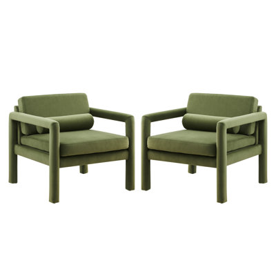 Solaris Velvet Accent Chair