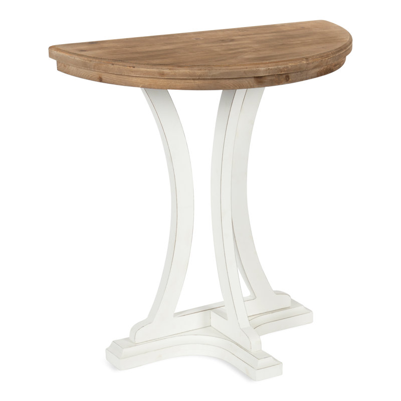 Alexus 30'' Solid Wood Top Console Table