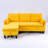 L-Shaped Reversible Chaise Sectional Sofa With Storage - Cotton-Linen-1363968893