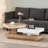 Modern Rotatable Coffee Table with LED Lights for Living Room