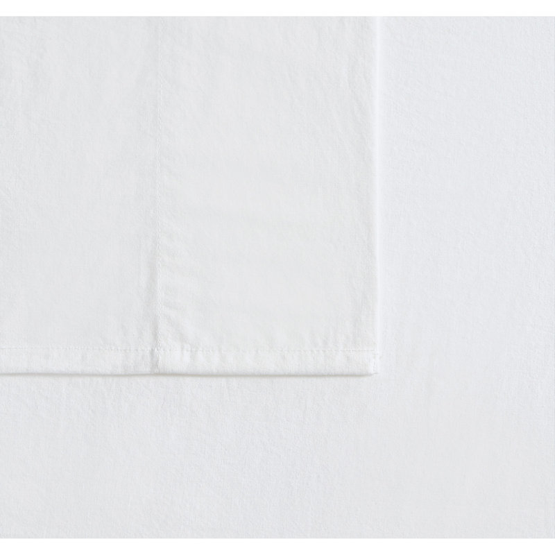 The Farmhouse by Rachel Ashwell Washed Cotton Sheet Set, Queen Sheet Set with 2 Pillowcases, White