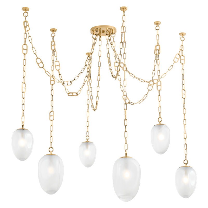 DAITH Light Chandelier by Noz Nozawa for Corbett Lighting, 70" H x 61.25" W x 61.25" D