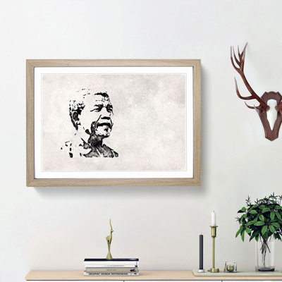 Nelson Mandella - Picture Frame Painting Print