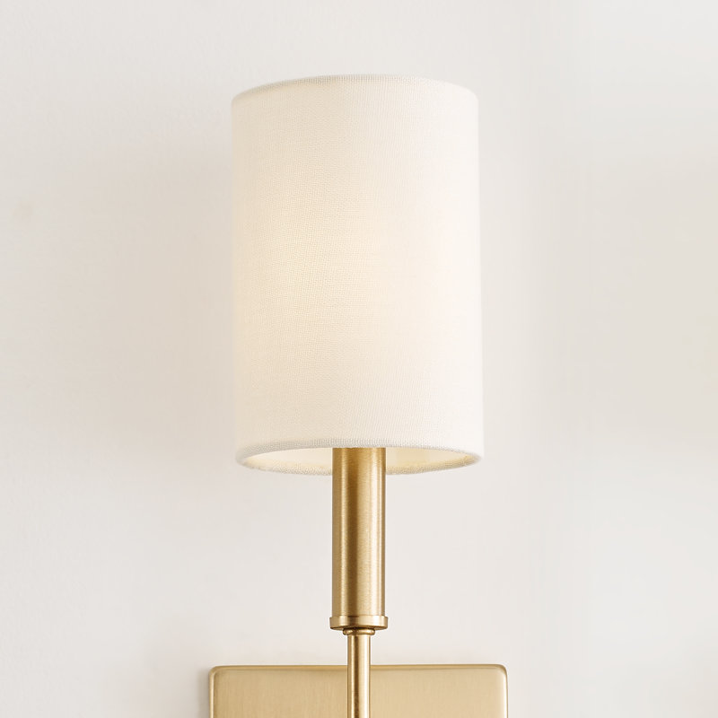 1 - Light Bath Sconce, Satin Brass