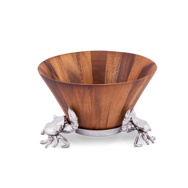 Coastal Wood Salad Bowl
