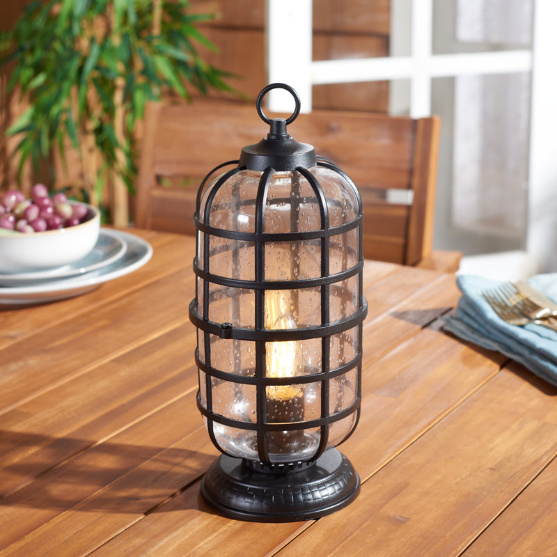 Lampe de table noire 13,19 po Abdulbari