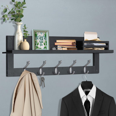 29-Inch Wall-Mounted Clothes Rack