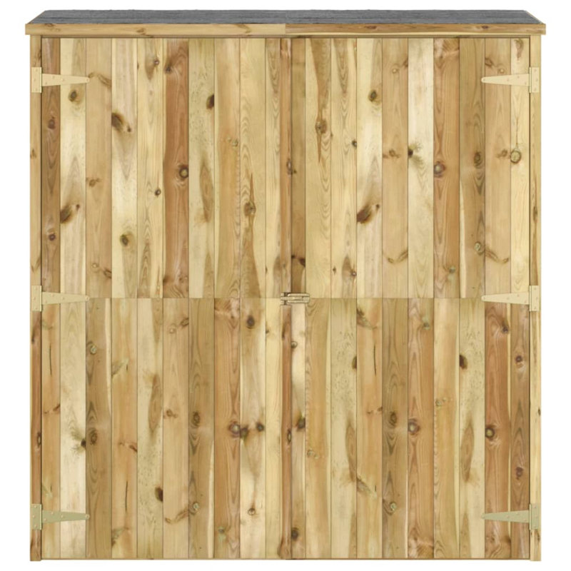 Garden Tool Shed 163x50x171 cm Solid Wood Pine