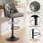 360-Degree Rotatable Faux Leather Bar Stool With Button Stitching-116087025