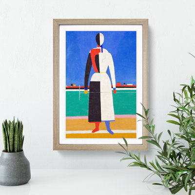 The Rake by Kazimir Malevich - Picture Frame Painting