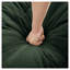 Canapé-lit en chenille vert 2 places avec dossier matelassé et coussins décoratifs, canapé de salon moderne à assemblage facile-1618849813