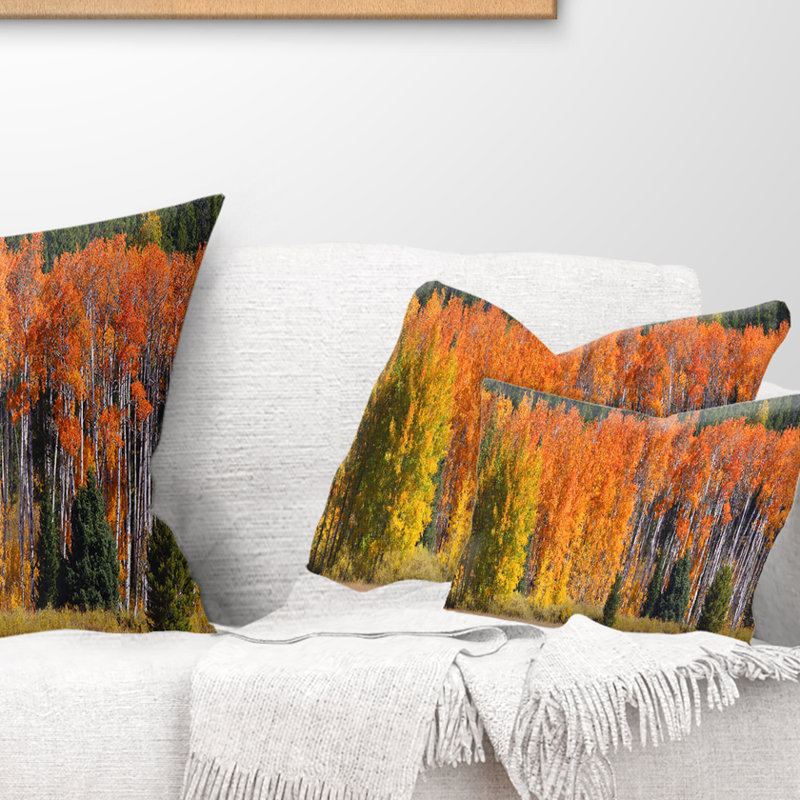 Landscape Reversible Throw Pillow