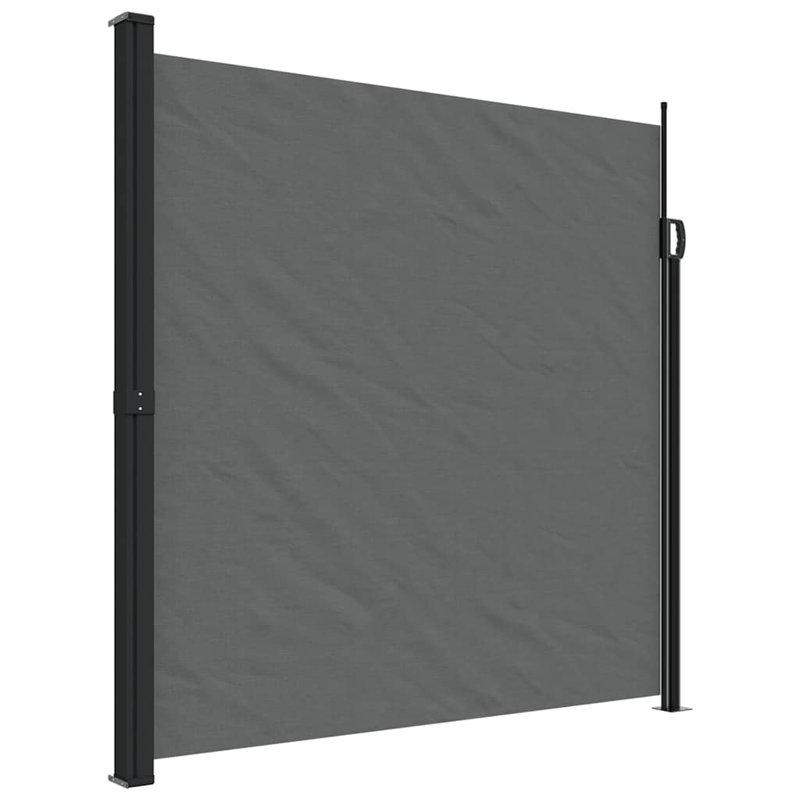 Vidaxl Retractable Side Awning, Anthracite, 78.7" x 118.1"