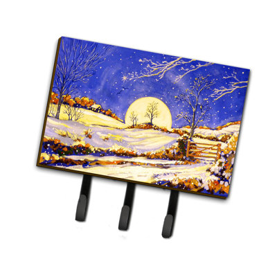 Porte-clés mural Winter Moonrise par Roy Avis