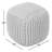 Emil Upholstered Cotton Ottoman