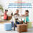 ECR4Kids SoftZone Toddler Modular Stool Seating Set, Classroom Furniture, 6-Piece-101833704