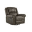 Fauteuil inclinable pivotant en microfibre Doniphan-1422215855