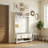 Castora 34.3'' Wide Hall Tree with Bench and Shoe Storage-554134279