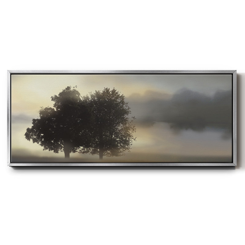 Misty Morning - toile encadrée, H 20 po x l 50 po