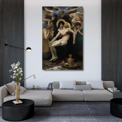 "Pieta" by  William Bouguereau - Gallery Wrap Canvas Wall Art