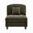 Armless Sofa Chenille W/1 Pillow