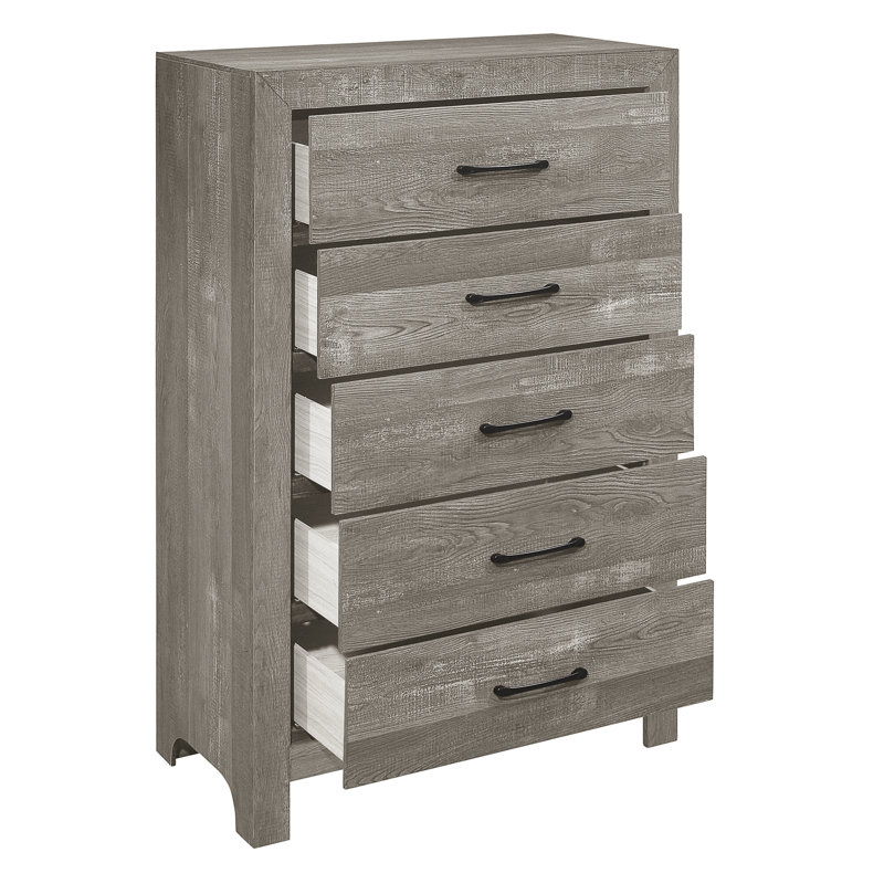 Commode 1 pièce Rustic Design, Gris