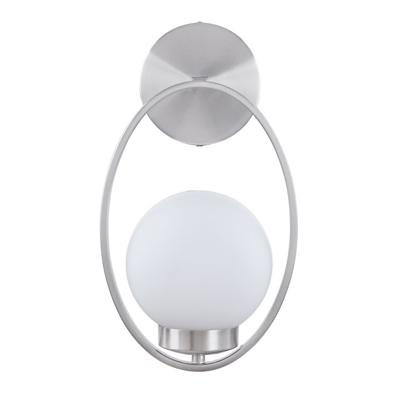 Applique pour salle de bain Aspen, Nickel satiné