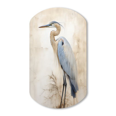 Rodriques - Heron Cylinder Shape Assymterical Metal Wall Art