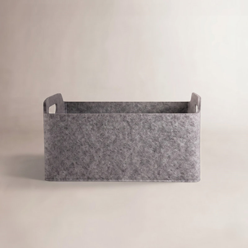 Rebrilliant Decorative Bin, Charcoal
