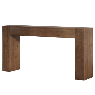 63-Inch Solid Wood Console Table