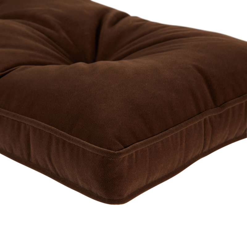 Indoor 4-Piece Nook Seat Cushion Set, Chocolate