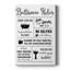 Scrub a Dub Dub Rules - Cavas Gallery sur mesure-883223614