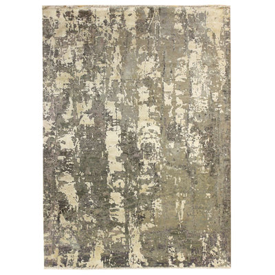 Patinated Look One-of-a-Kind 6' X 9' Area Rug