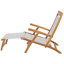Narmada Outdoor Teak Chaise Lounge-595641220