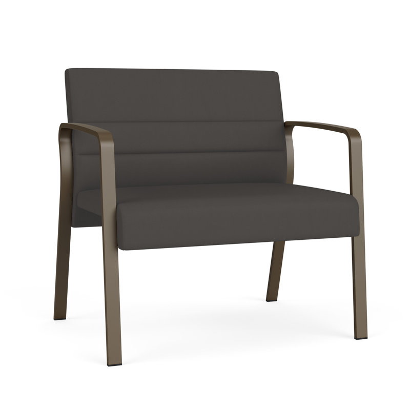 Chaise bariatique Waterfall, Bronze, Vinyle gris anthracite Patriot Plus