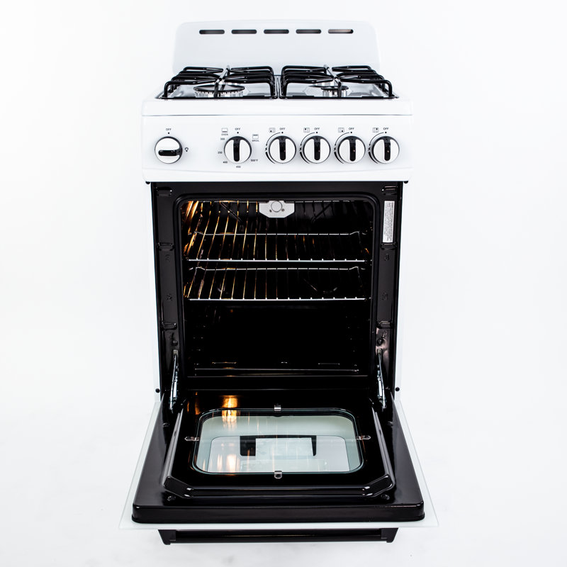 Avanti 20" Compact Gas Range Oven, White