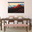 Lightning Below The Summit Classic Abstract Contemporary Mountain Winter Wall Art Print by Katsushika Hokusai - Wrapped Canvas Print-1603383039