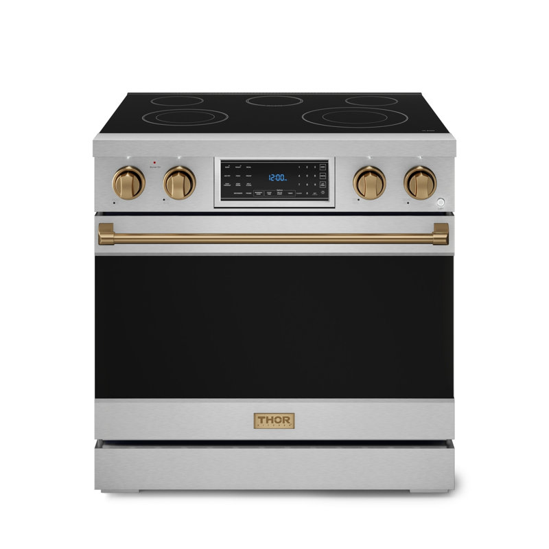 Cuisinière électrique professionnelle à panneau inclinable de 36 po Gordon Ramsay par THOR Kitchen 
