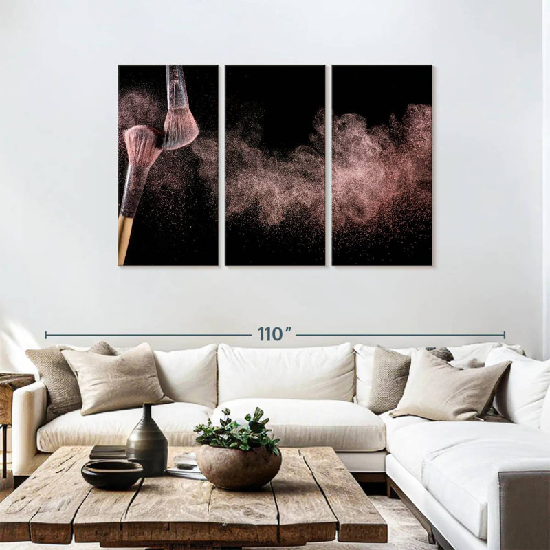 Shuttleworth Pink Powder Beauty, 48" H x 74" W