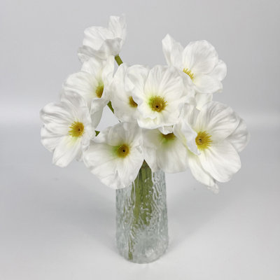 12Pcs Artificial Flowers False Poppy Flowers