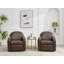 Ensemble de 2 fauteuils pivotants rembourrés Oaklynd-333715190