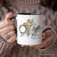 Il est ressuscité, agneau croisé, tasse de Pâques chrétienne, verset de la Bible, Matthew 28: 6, cadeau avec nom personnalisé