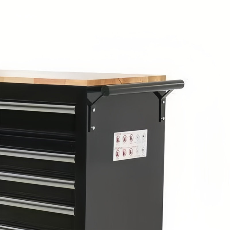 Coffre à roulettes noir à outils multiples avec roulettes l 46 po