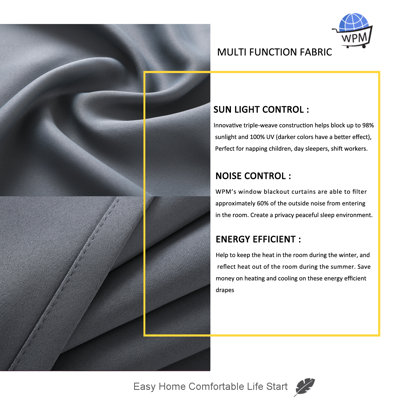 Blackout Drapes Curtains / Drapes Pair