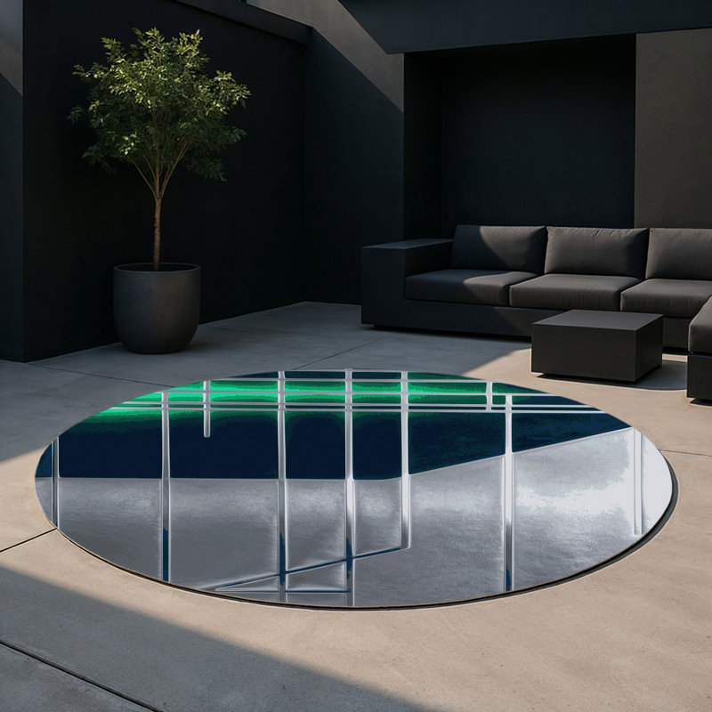 Tapis intérieur et extérieur Stellar Beacon, Rond 5 pi