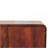 Wood Mini Classic Cabinet, 2-Shelves, Chestnut, Brown